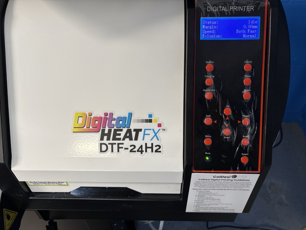 Dtf Two Head 24”Machine