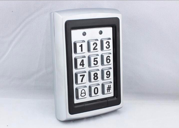 12VDC 125Khz RFID Metal Backlight Access Control Keypad EM ID Card/Keytag Reader