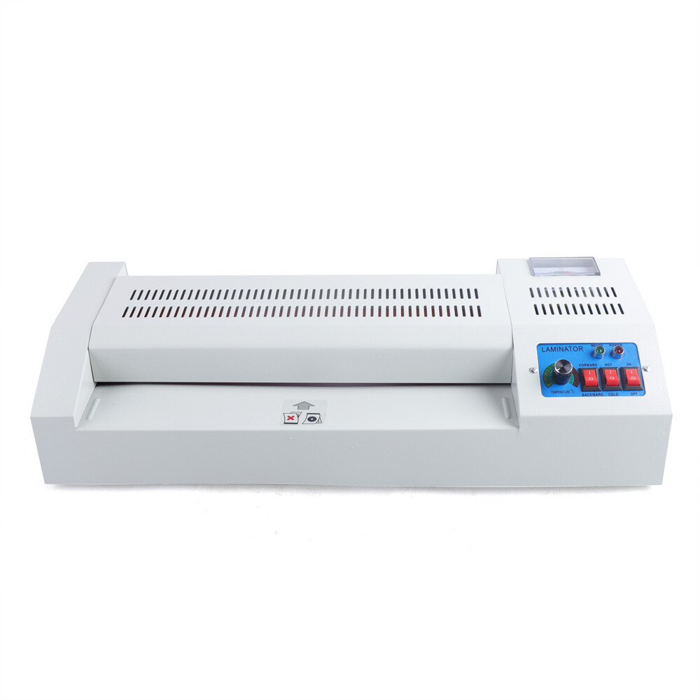 13" Laminating Machine A3 A4 Thermal Laminator Machine 4 Roller Hot Cold Film