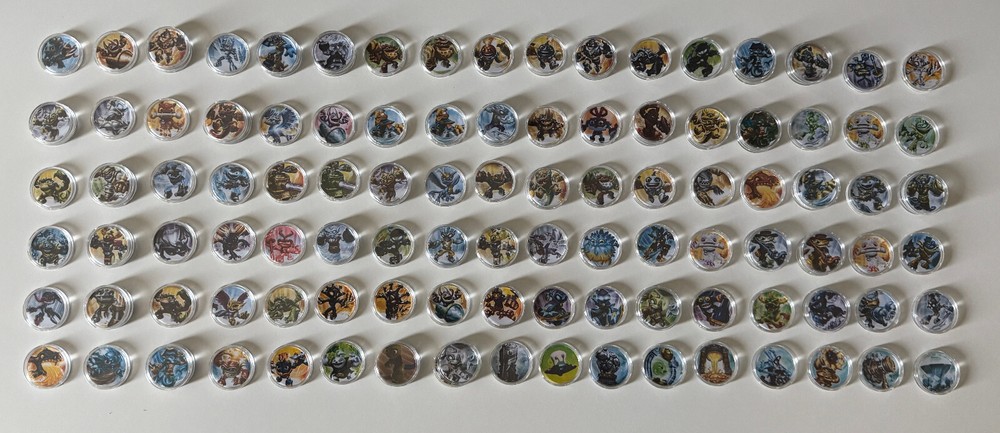 Skylanders NFC Coins Swap Force / Characters / Magic Items