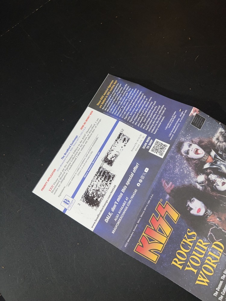 KISS : Destroyer Illuminated Figurines Mail Order Ad (Great To Display)