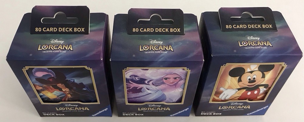 Disney Lorcana First Chapter Elsa, Mickey Mouse, Captain Hook Deck Box Set NEW