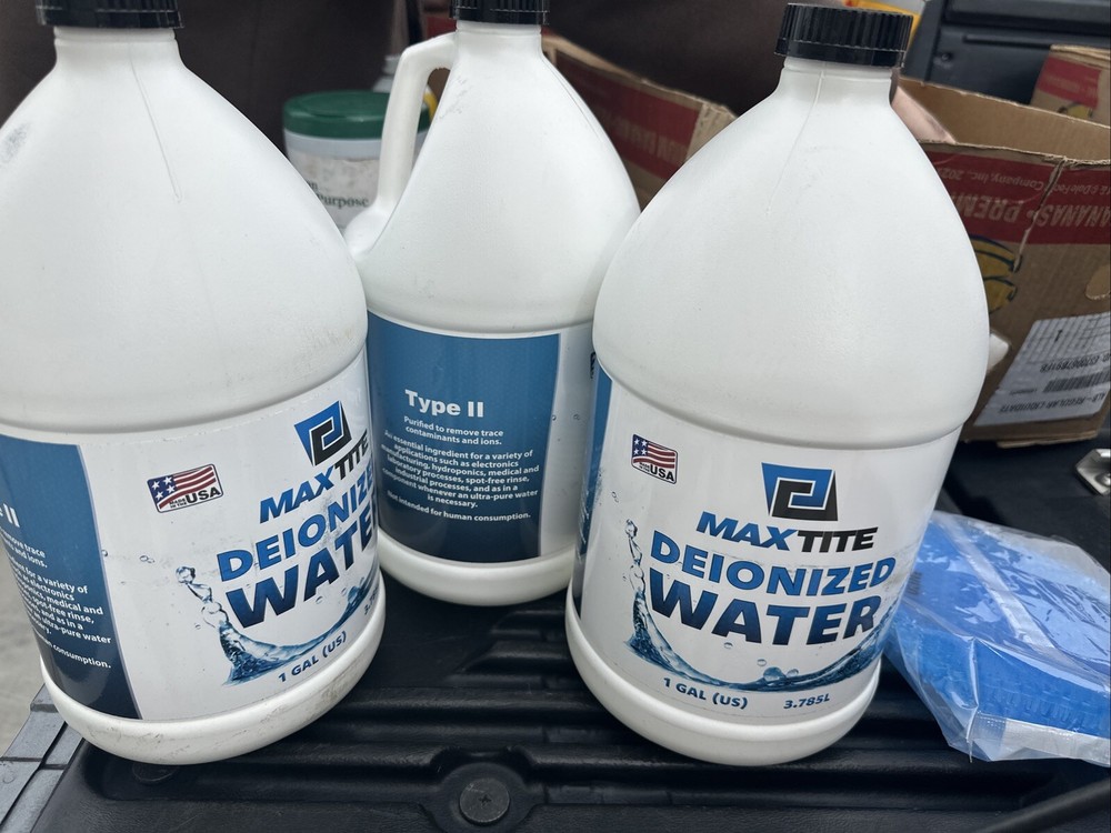 3-Type II Deionized Water - Laboratory Grade (1 Gallon)