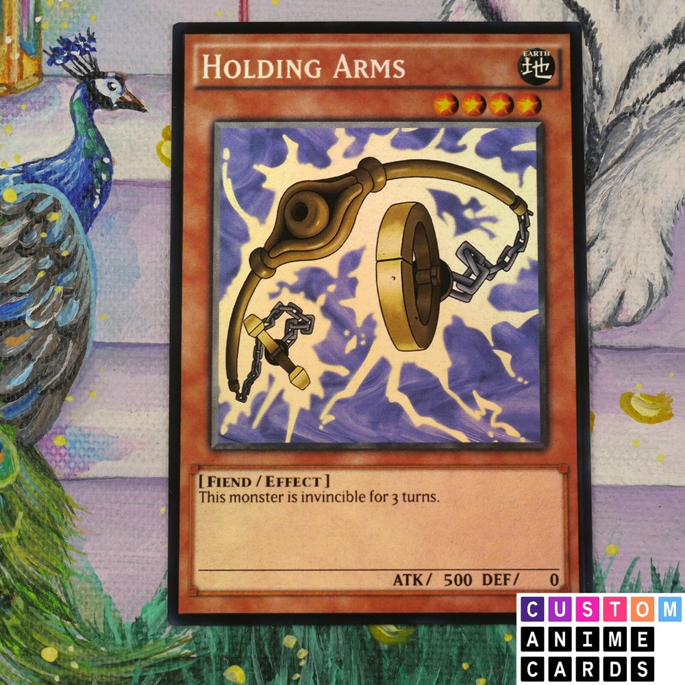 Holding Arms ANIME EFFECT HOLO card