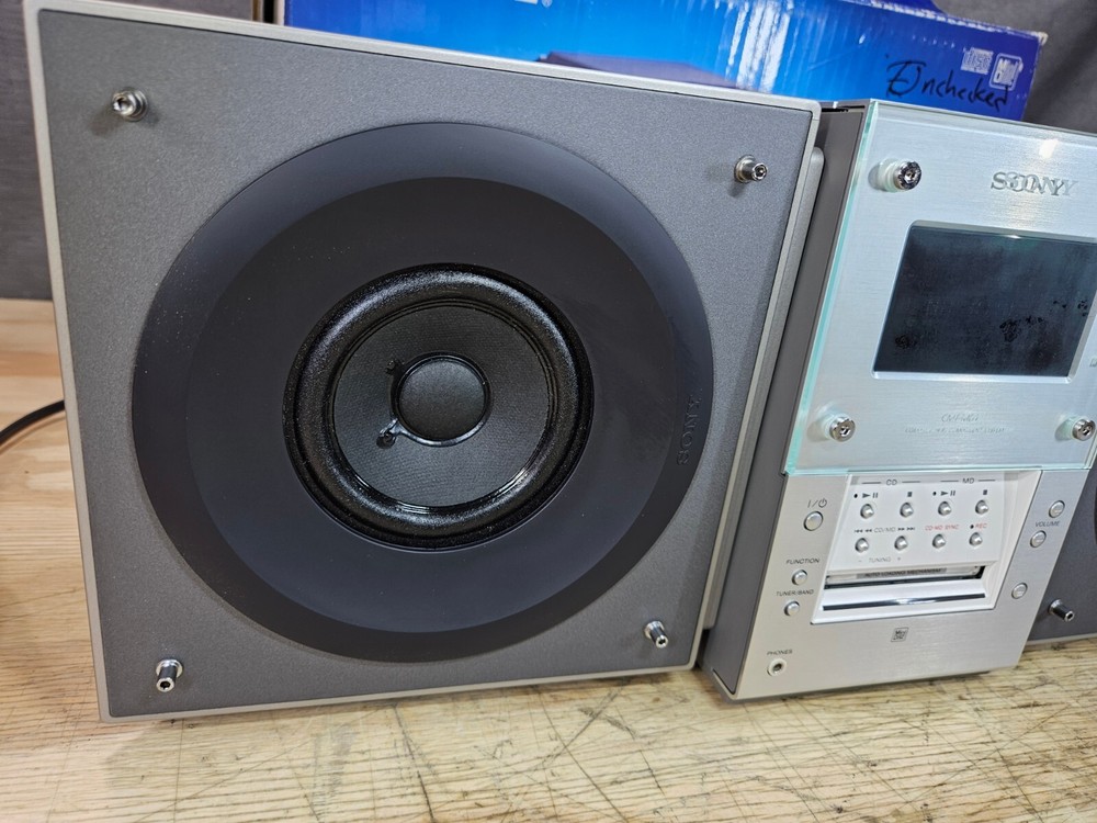 SONY CMT-MD1 Mini Disk Stereo System - VIDEO DEMO! 🎥📺✅