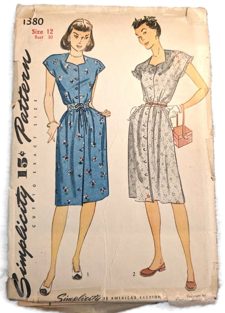1940s/50s Vintage Sewing Pattern More than Main Pic U Pick