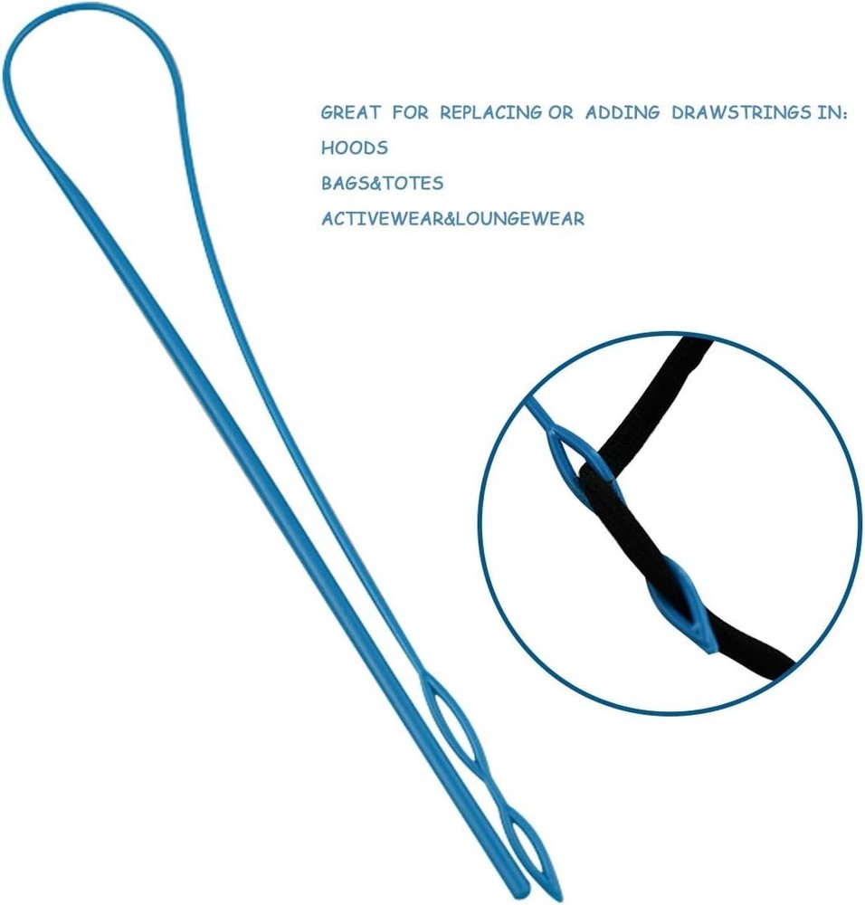 Durable 23-Inch Flexible Plastic Threader - Perfect for Activewear & Loungewear