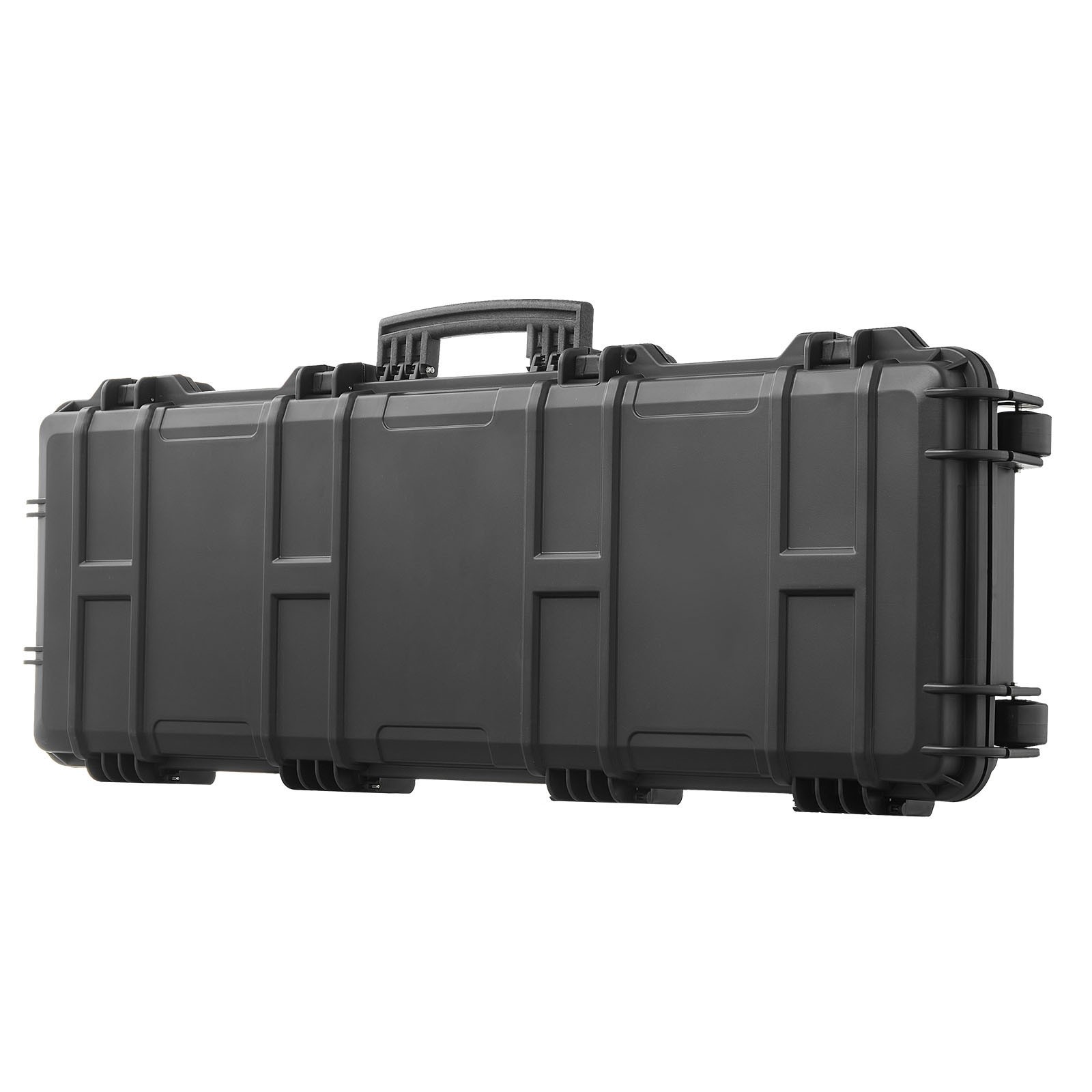 Uimoso Hard Rifle Case IP67 Waterproof Gun Storage with Customizable Foam Black