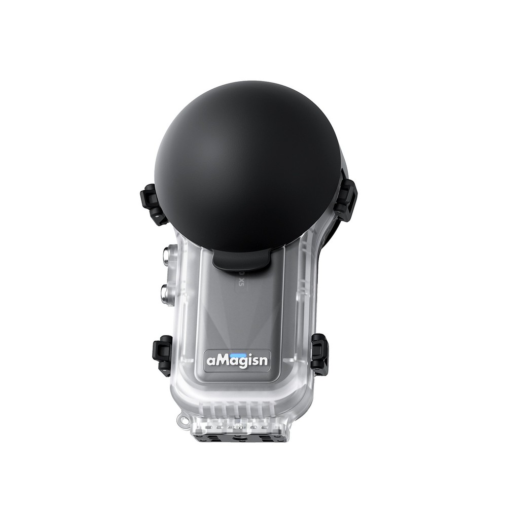 Quick Release Mount Invisible Diving Shell For Insta360 X5 60M Waterproof Case