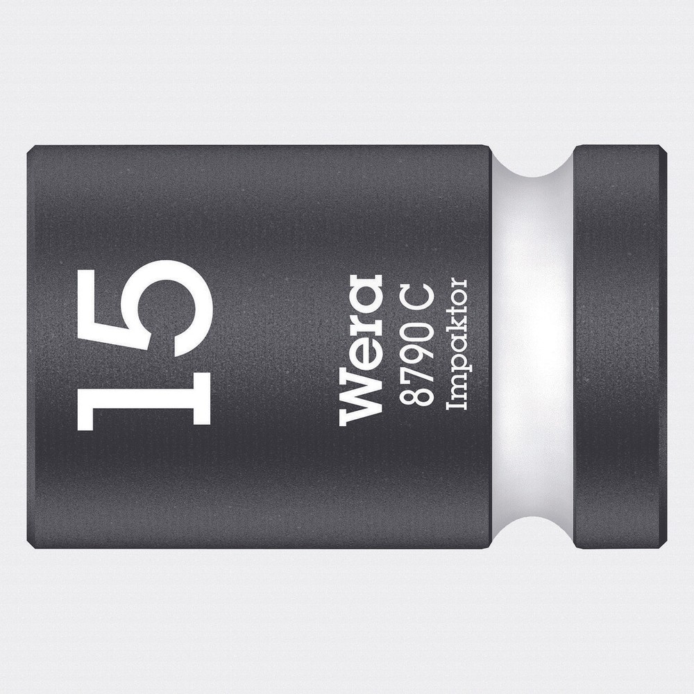 Wera 004572 Impact Socket, 15 x 1/2"