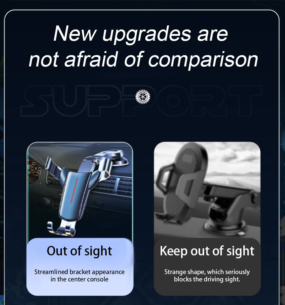 360° Rotatable Mobile Phone Holder Bracket Car Windscreen Dashboard Mount