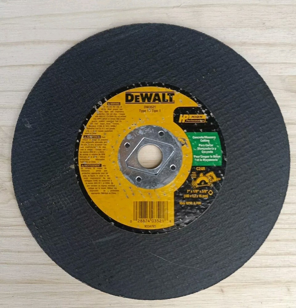 DeWalt HP Concrete Masonry Cutting Wheel