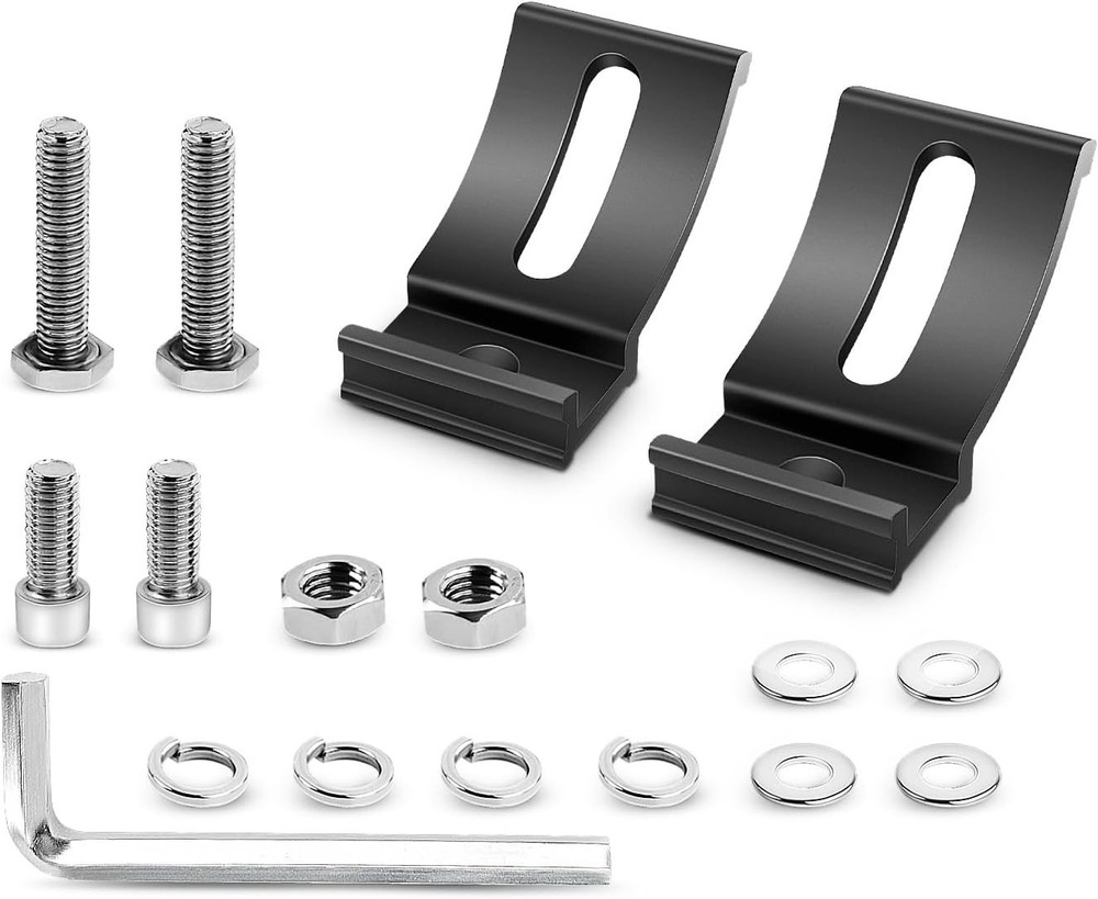 Nilight Universal Slide Base Mount Bracket (Pair)