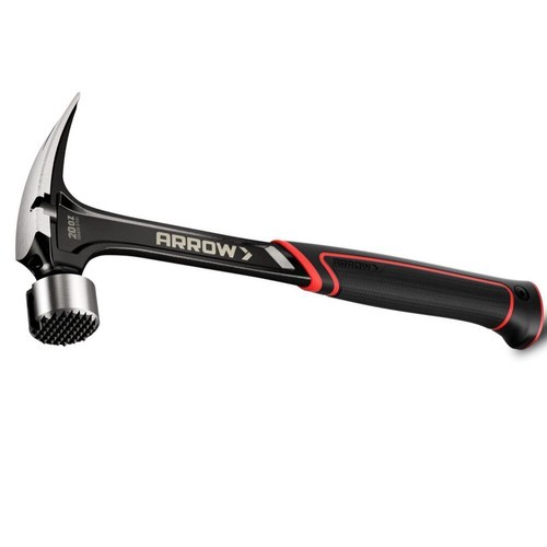 ARROW 20 oz Straight Claw Hammer Side Nail Puller Rip Claw Hammer Heavy Duty New