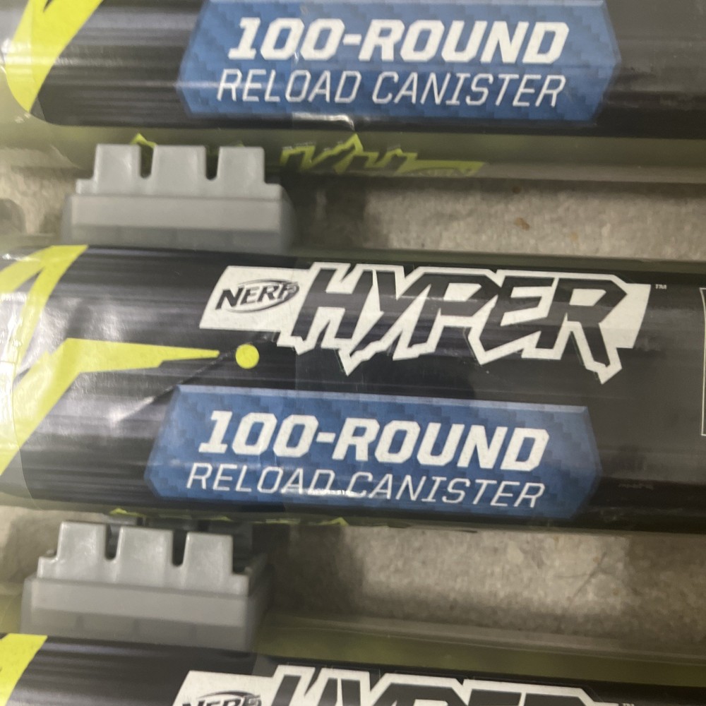 3 Pack Nerf Hyper Blaster 100-Round Refill Canister Easy Reload Canister E8960