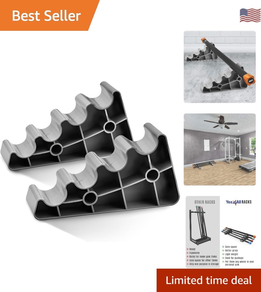 Versatile Resistance Bar Racks for Strength Training - Stylish & Functional