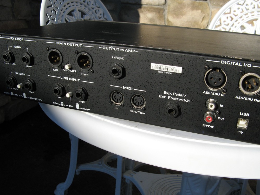 Avid Eleven Rack Effect Processor Guitar Effect and Interface