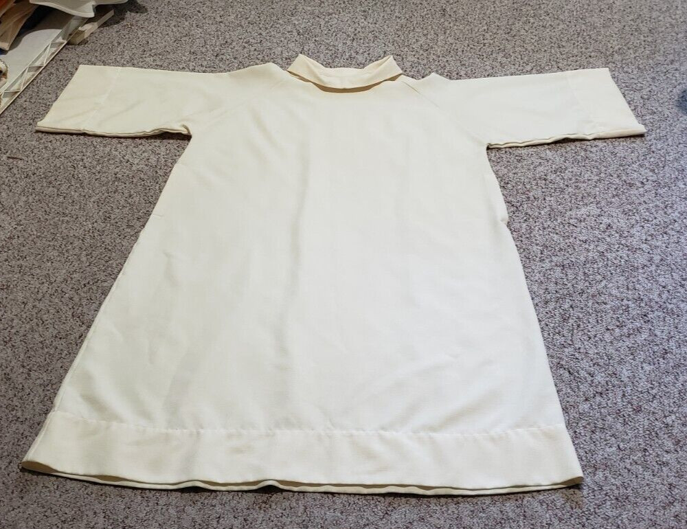 CLERGY SERVER CONCELEBRATION ALB 54-55" LONG CREAMY WHITE