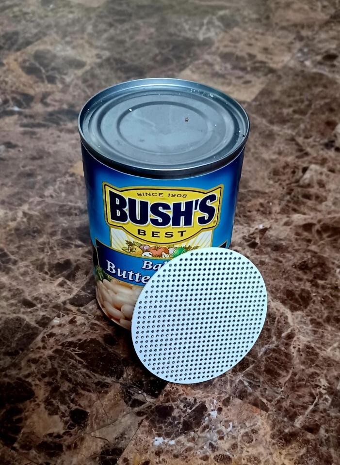 4 Vegetable Can Round Prototyping PCB w/593 Holes