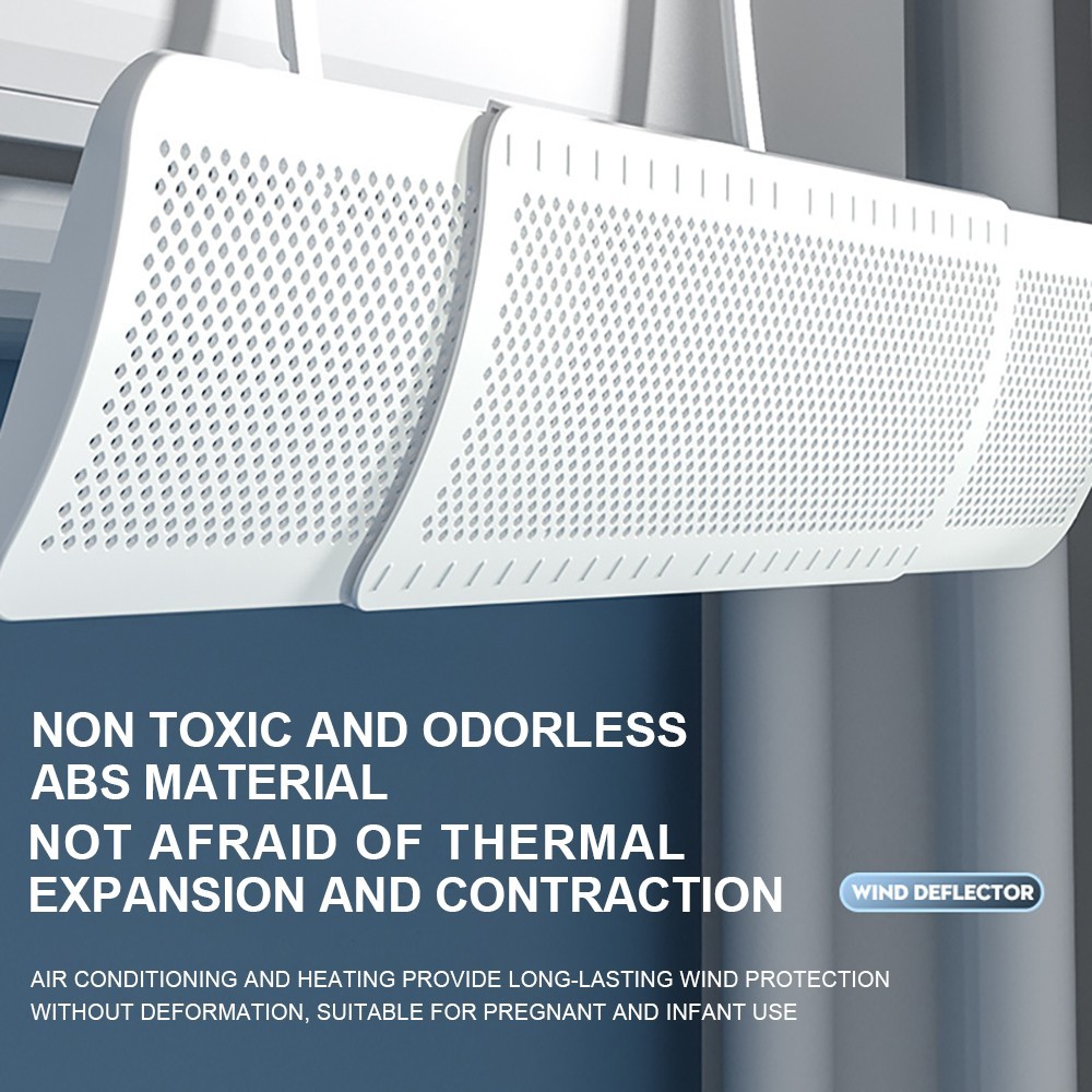 Air Conditioner Wind Shield Anti Direct Blowing Deflector Baffle Universal