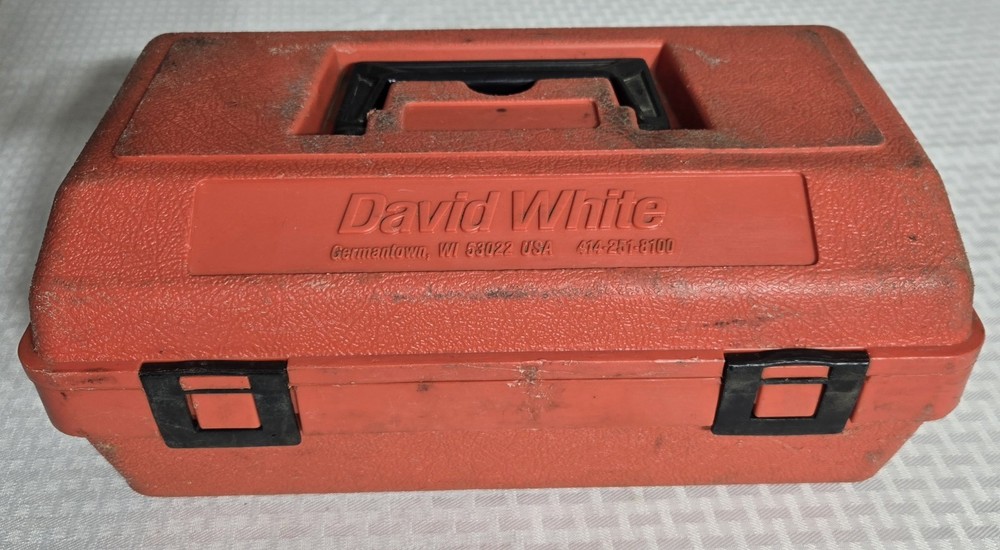 David White Instruments LP6-20 Sight Level w/ Original Hard Case