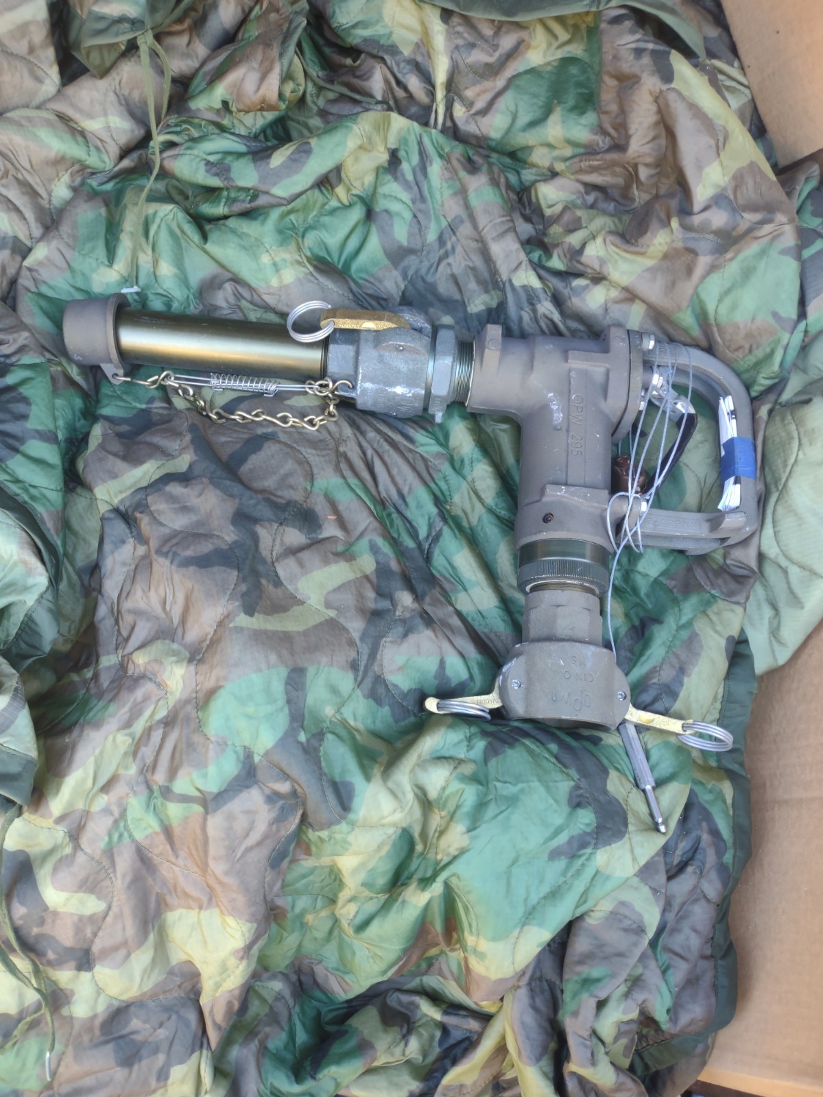 Fuel Nozzle OPW 295, Brass, New, 2" × 1 1/2"