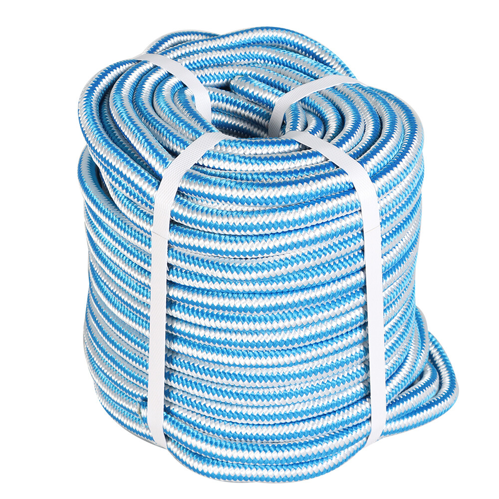 Arborist Tree Rope 16 Strand Braided Nylon Core Polyester 1/2" × 150'
