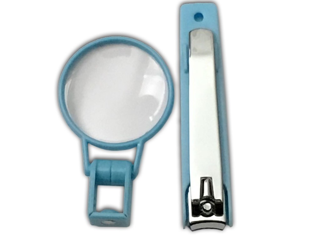 Nail Clipper with Magnifying Glass