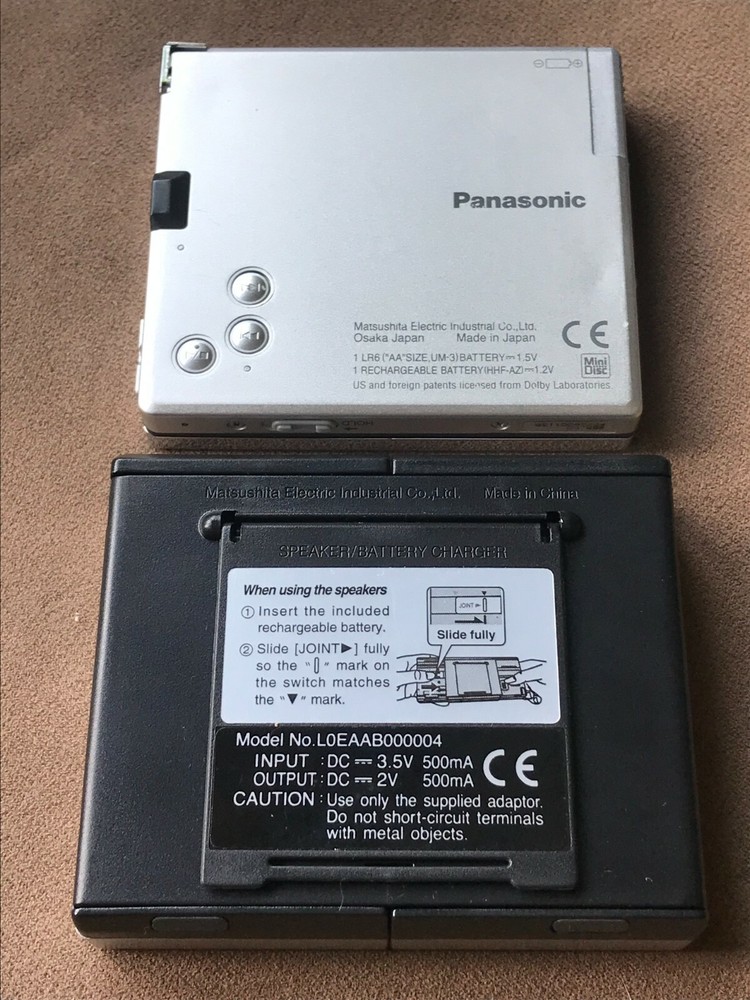 Panasonic SJ-MJ50 Portable MD Player Silver