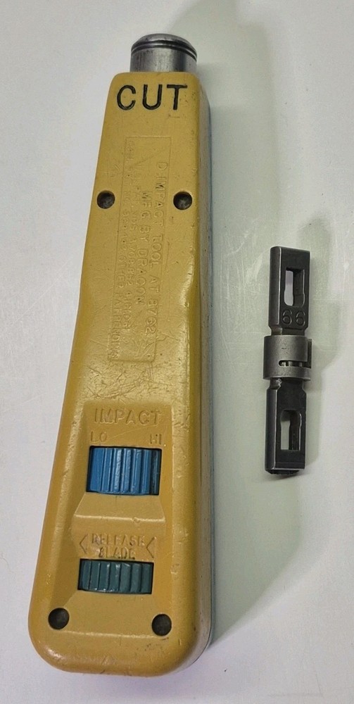 Harris Dracon Division HD 8762 88 Head Blade Punch Down Wire Impact Tool