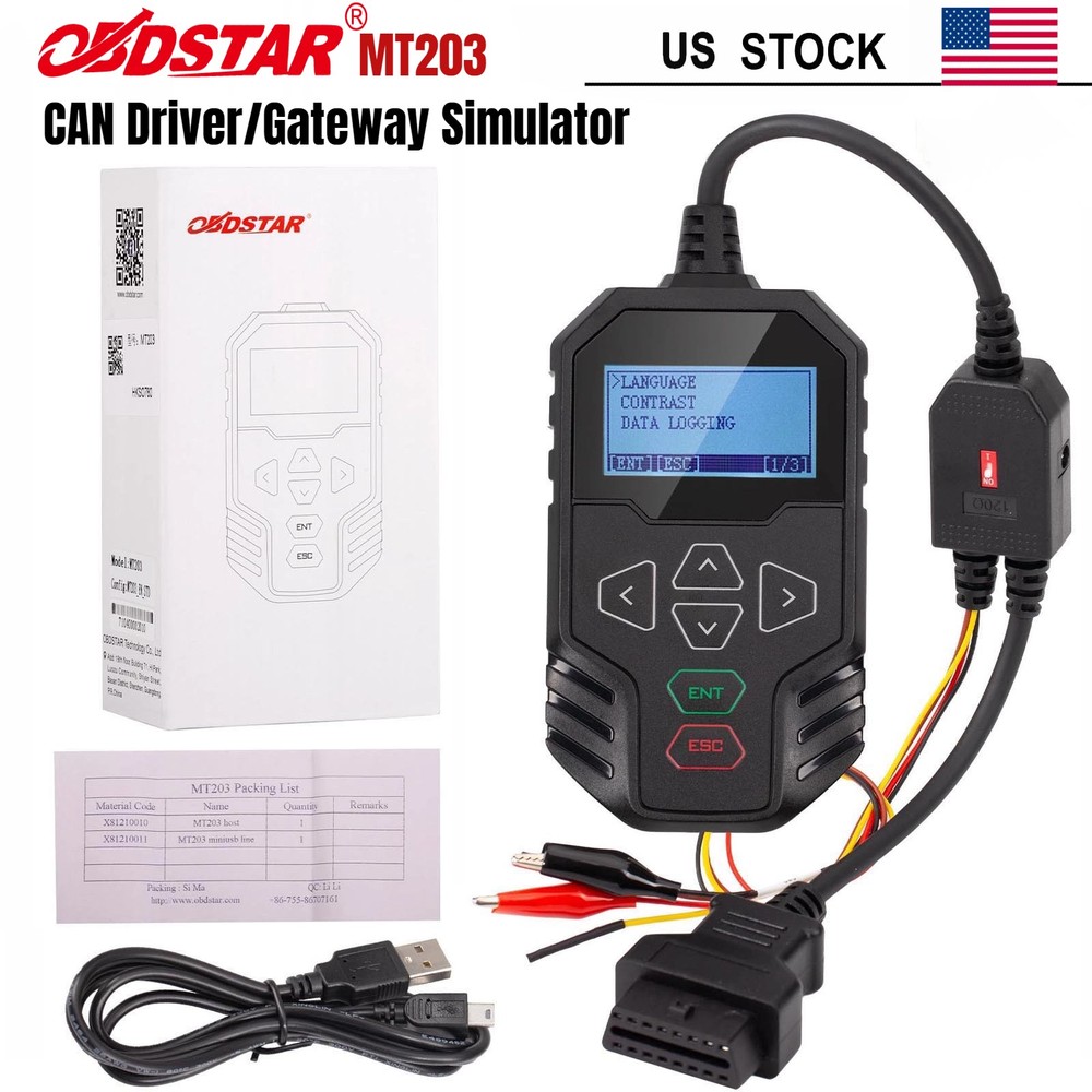OBDSTAR MT203 CAN Driver/Gateway Simulator for Autel/ Launch X431 Tools