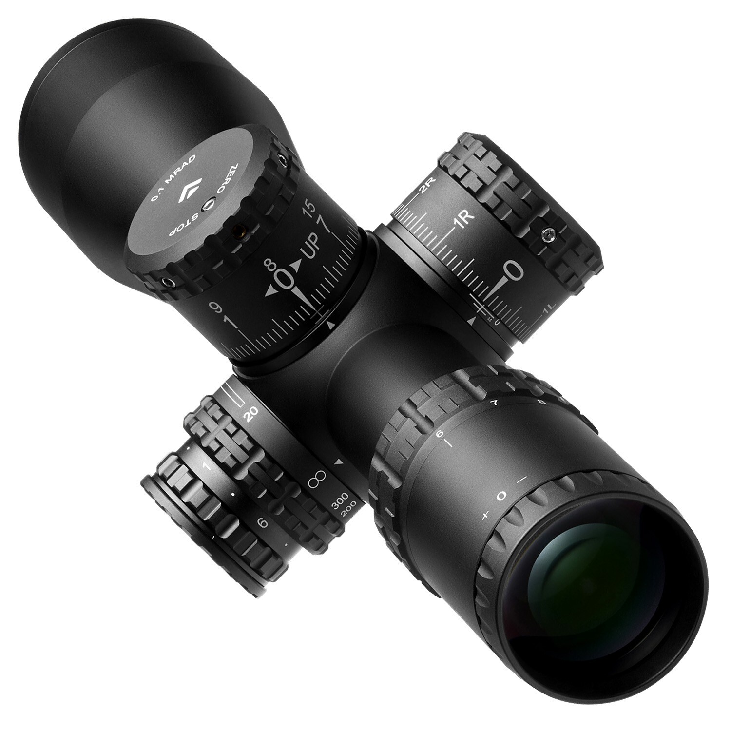 Arken Optics SH-4J GENII 6-24X50 FFP MIL VHR Reticle with Zero Stop - 34mm Tube