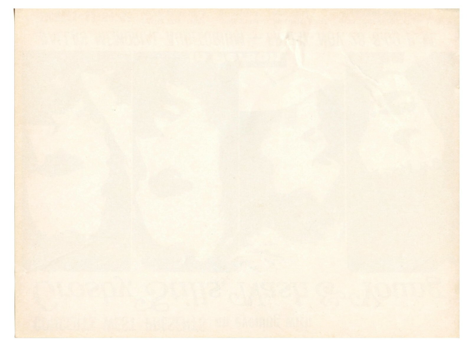 Crosby Stills Nash & Young Handbill 1969 Dallas Memorial Auditorium