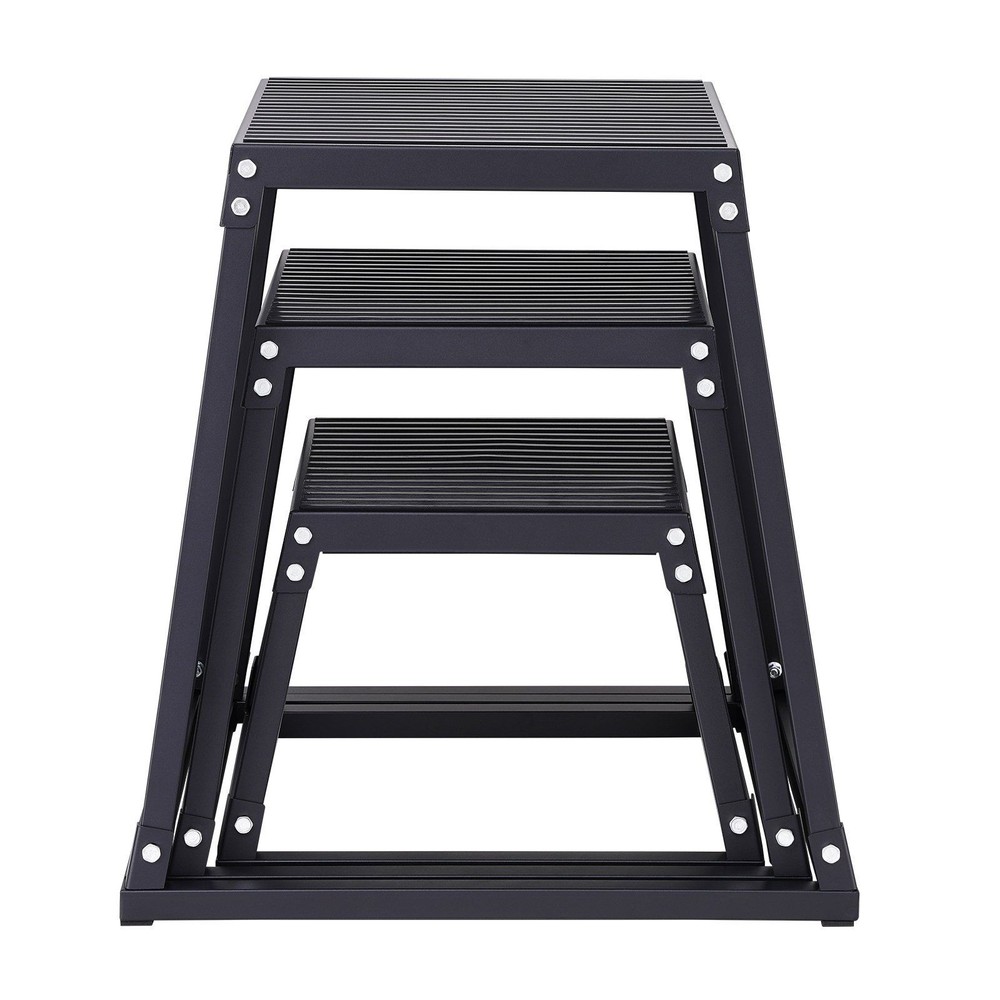 Versatile 12/18/24in Jump Platform Stackable Design Full-Body Workout Equipment