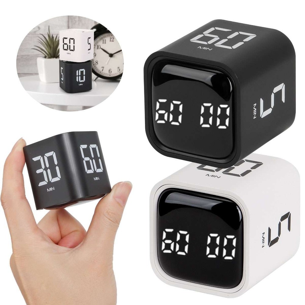 Timer with Gravity Sensor Flip Digital Timer For Kids Study Workout Led Display