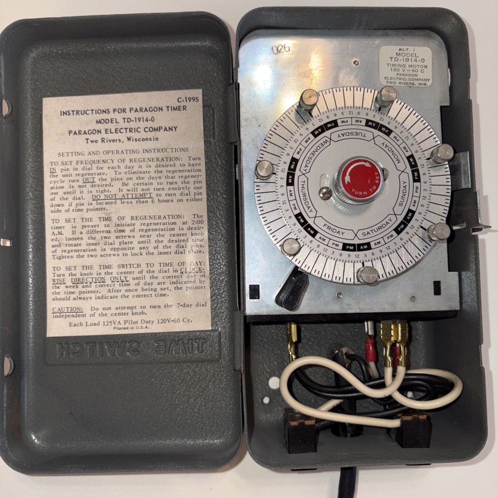 Paragon Time Switch Model TD-1914-0 TESTED PREOWNED Good Condition