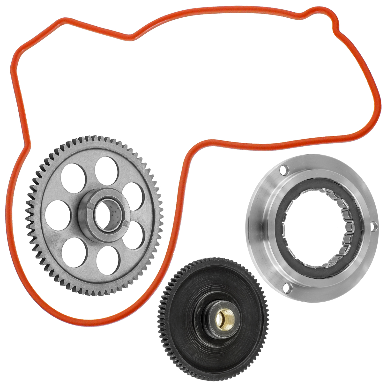 Starter Clutch Hub Sprag Flywheel Gear Kit For Polaris Sportsman 570 2017 - 2022