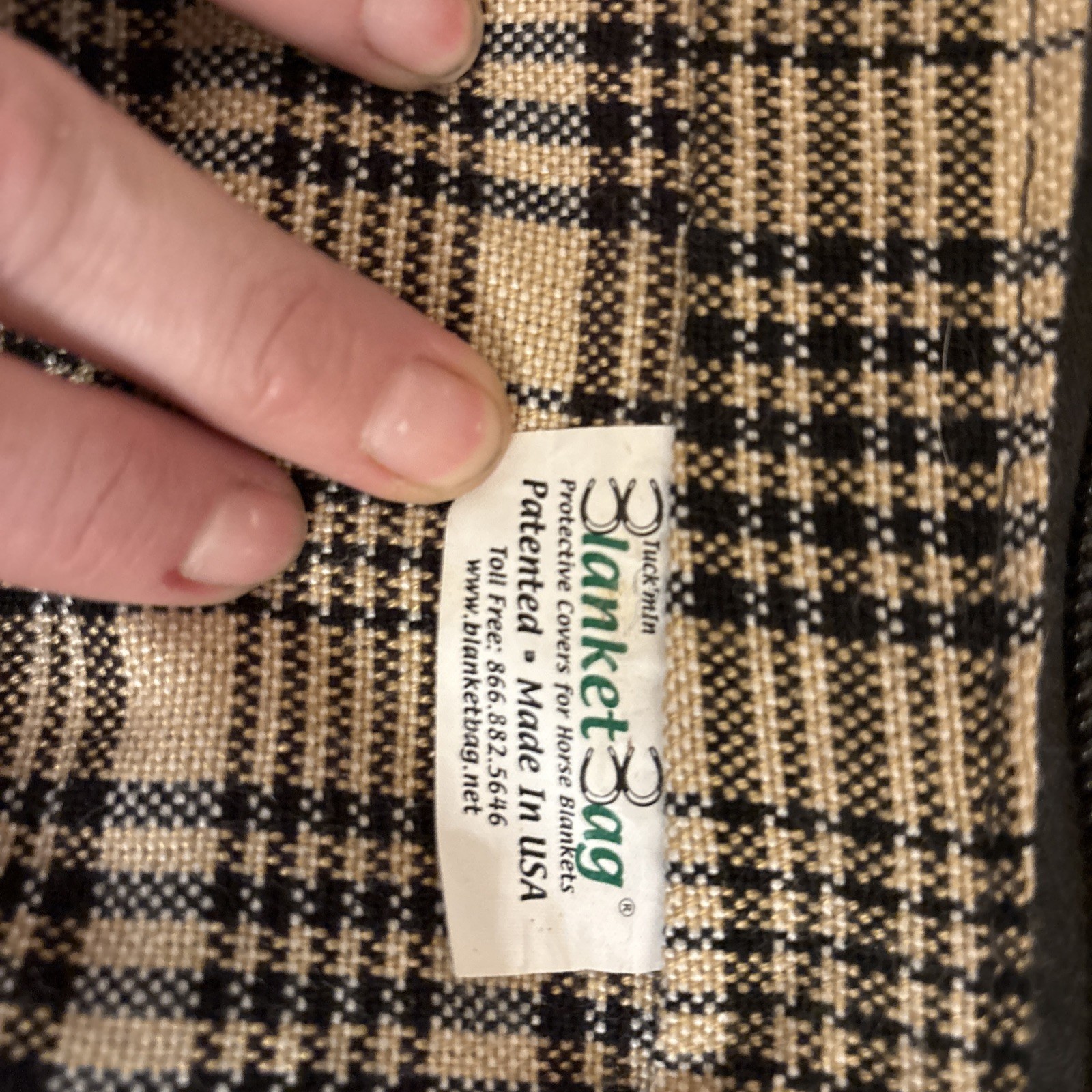 Baker Stall Front Blanket Bag