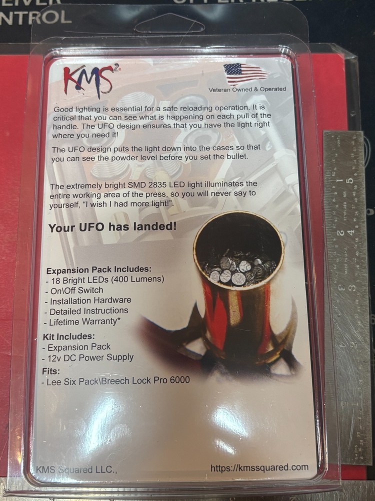 KMS² UFO SP Reloading Press Light for Lee Six Pack\Pro 6000
