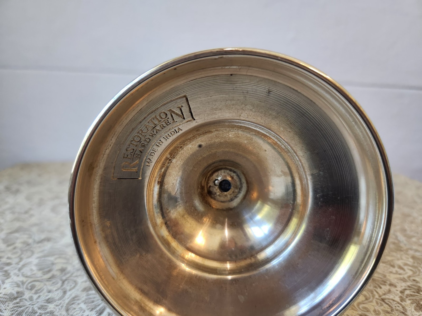 Rooster Cocktail Shaker Restoration Hardware Polished Silver Plate Vintage 13"