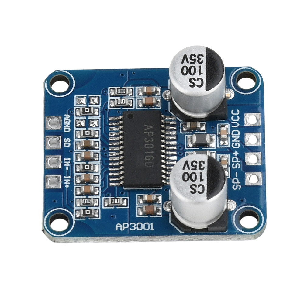 High Power Digital Amplifier Module DC 8V-24V Mono Class D Power Amplifier Board