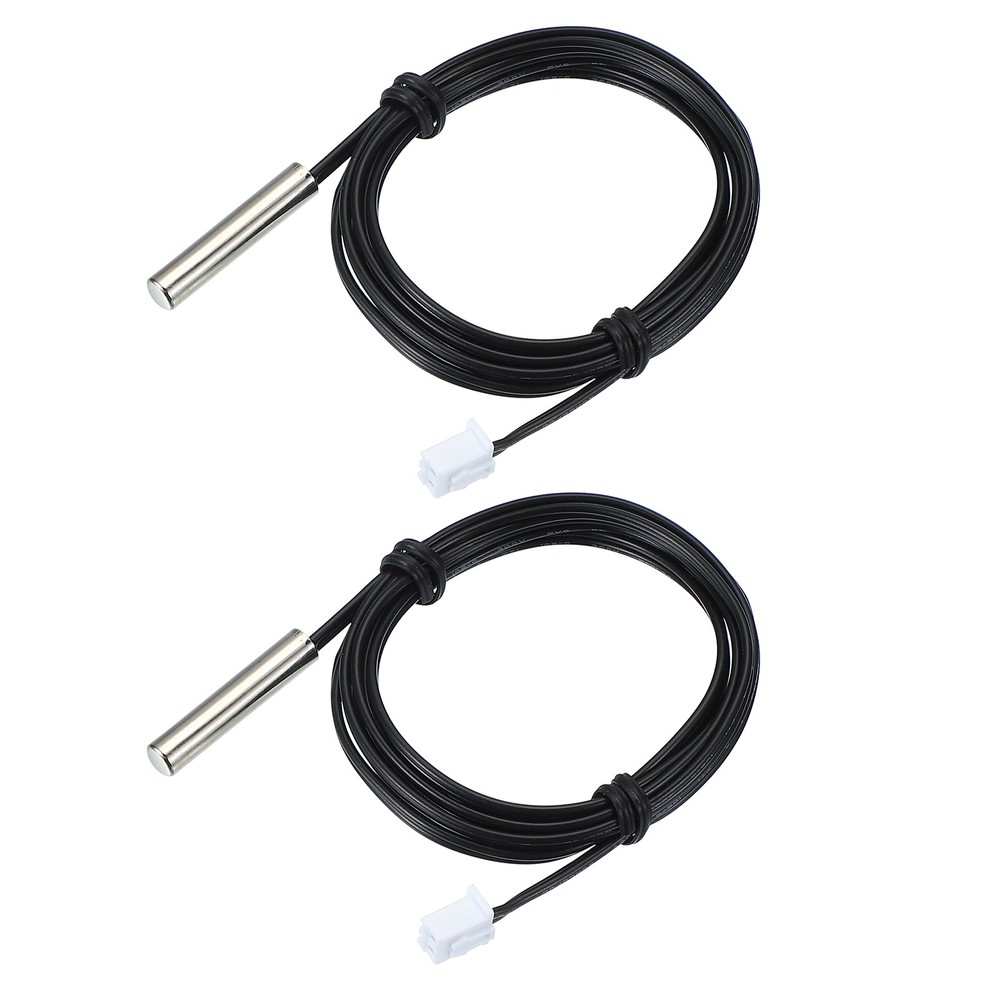 2 Pcs 20K 39 Inch 3950 Copper Temperature Sensor Probe with Terminal