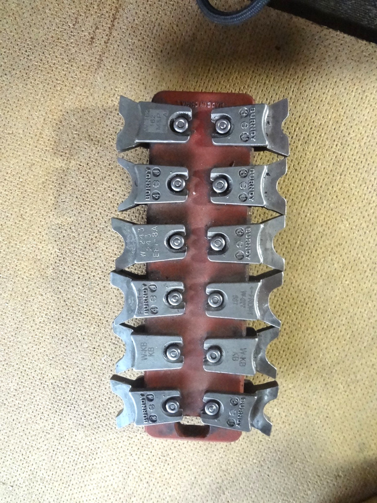 Burndy  Type W Crimper Die Set
