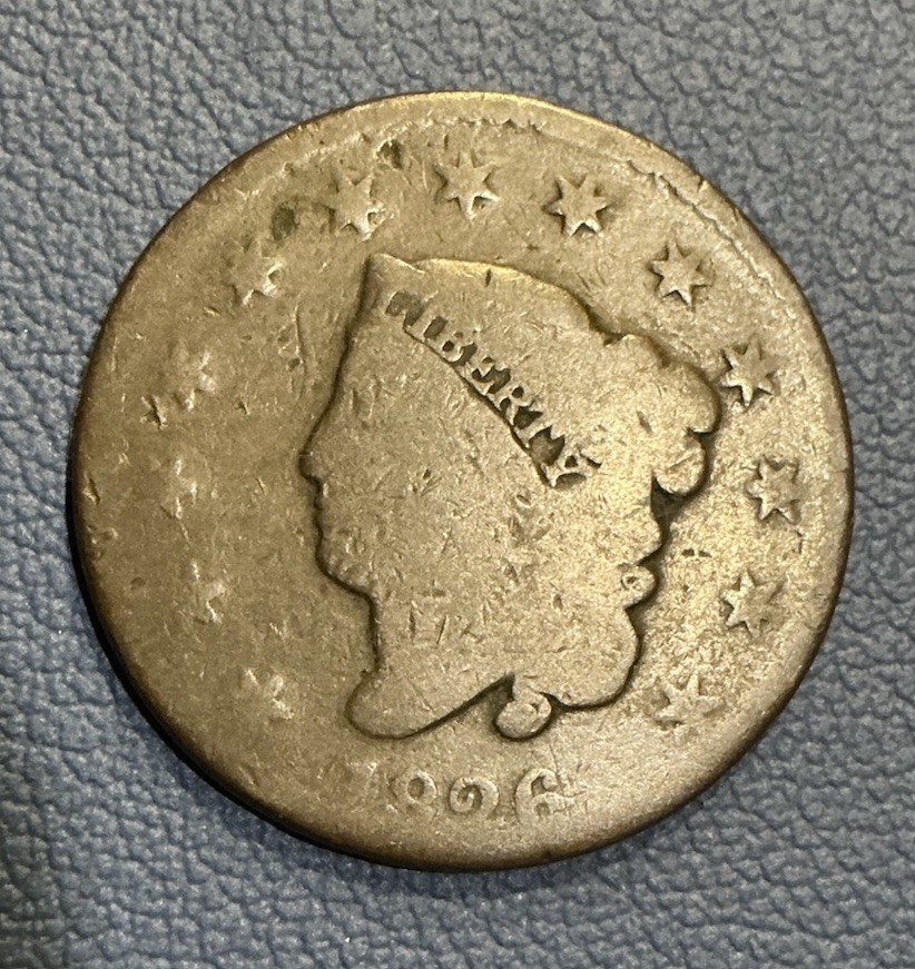 1826 Large Cent – Early U.S. Copper Cent