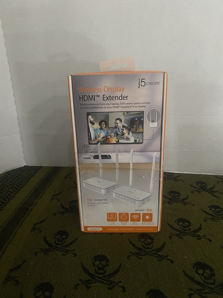 j5create JVAW52 Wireless Display HDMI Extender White