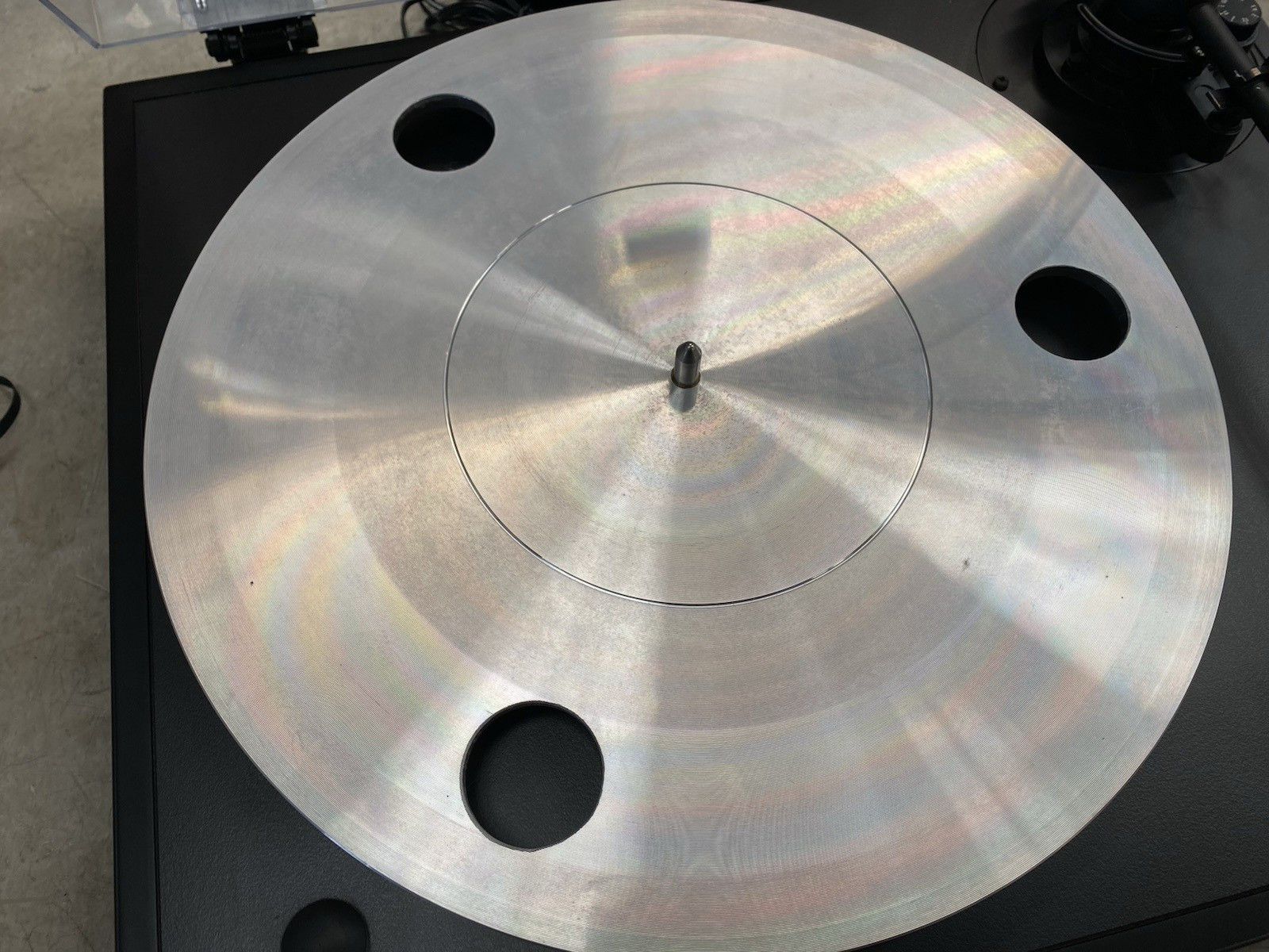 Ariston Q Deck Transcription Belt Drive Turntable w/ Andante HSP - SHOWN WORKING