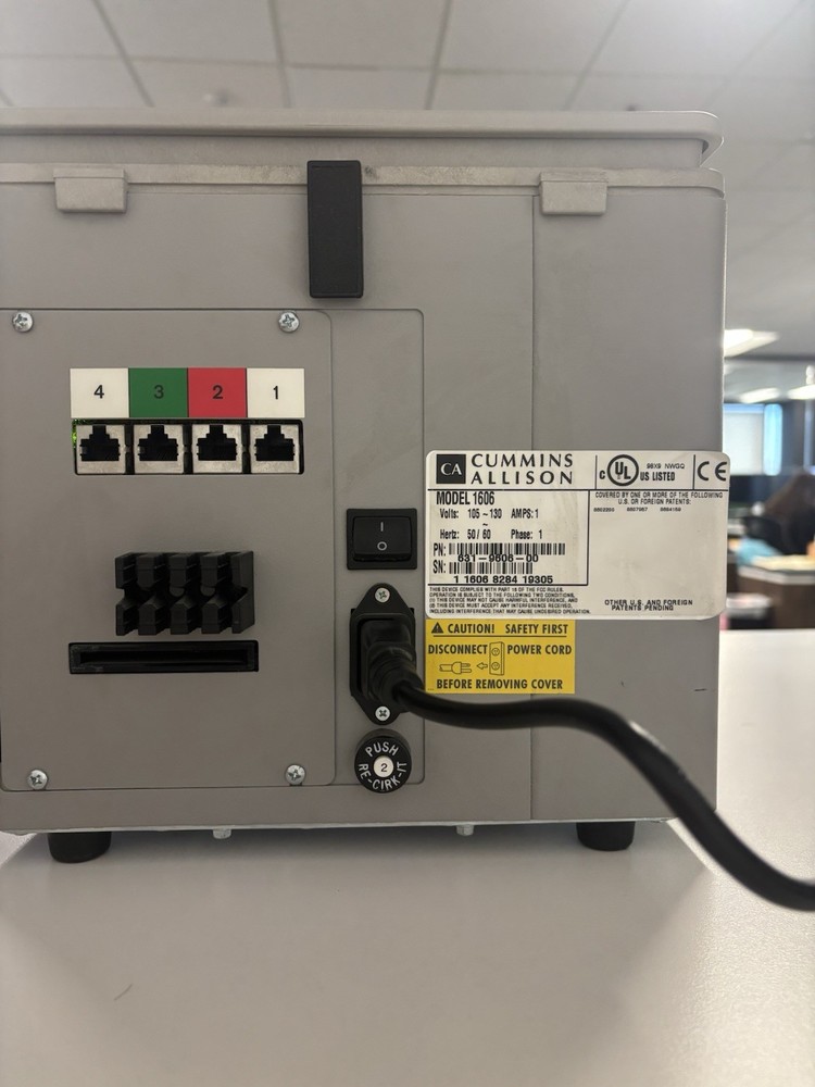 Cummins Allison Jet Sort 1606