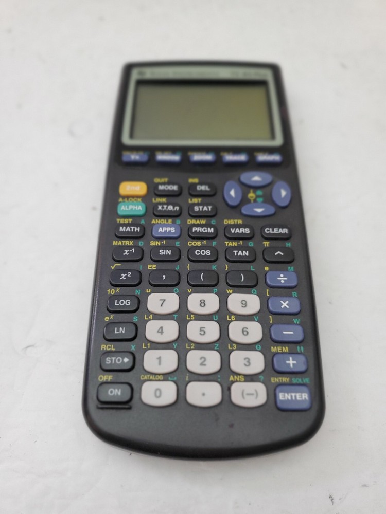Texas Instruments TI-83 Plus Graphing Calculator Tested & Working - No Lid/case