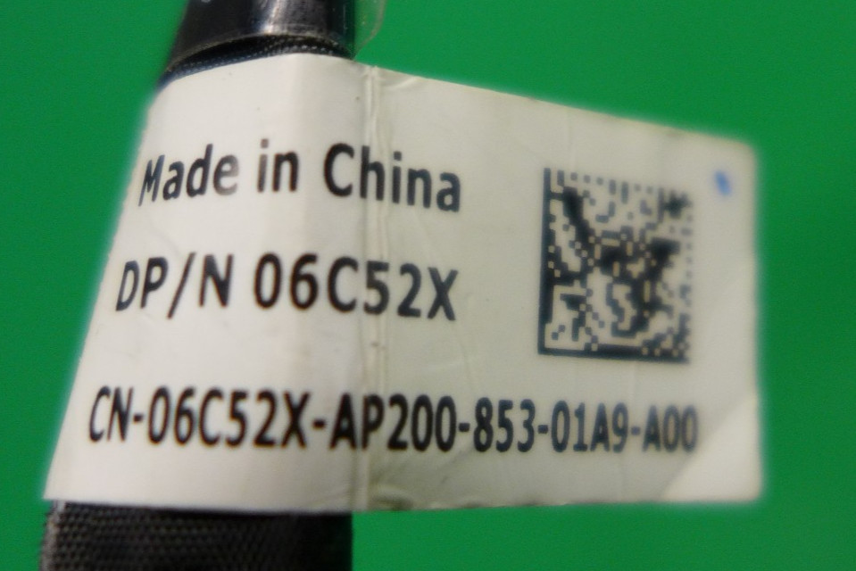 GENUINE Dell PowerEdge R940XA Riser 2 Power Cable Assembly 6C52X