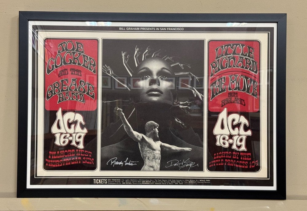 FILLMORE BG 196 Poster mint- double SIGNED